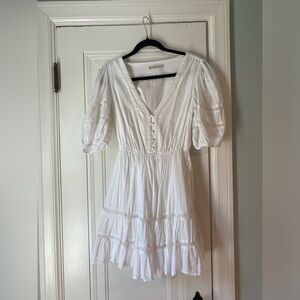 Abercrombie and fitch white short dress